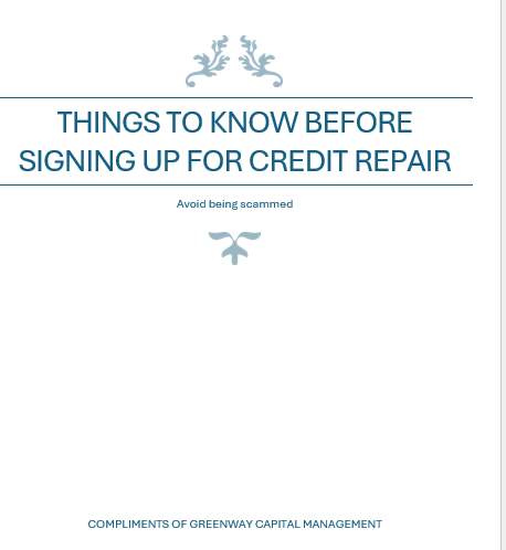 THINGS TO KNOW BEFORE SIGNING UP FOR CREDIT REPAIR